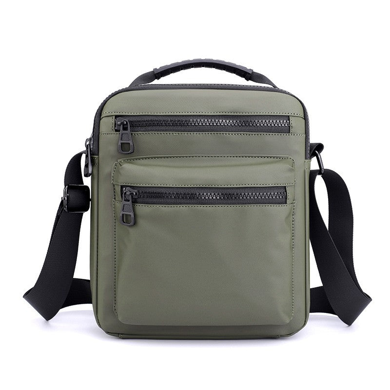 Man Classic Messenger Bag Men's Multifunction Shoulder Sling Pack Nylon Business Crossbody Flap Male Simple Handbags