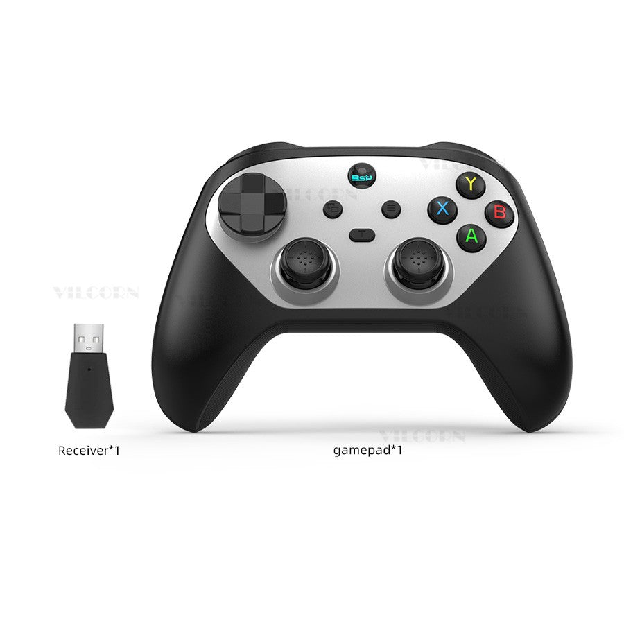 PC Wireless Game Controller Hall Joystick Trigger Mobile Gamepad for Switch/IOS/Android Support Six axis Gyro Turbo Macro M1 M2