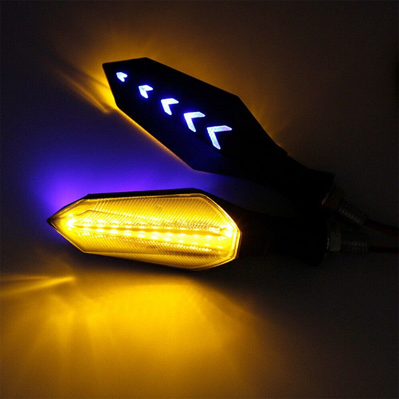 1 peça 8mm Luz de Seta LED para Moto Sequencial Dinâmica Luz Indicadora Amarela Luz de Posição Lanterna Traseira de Moto