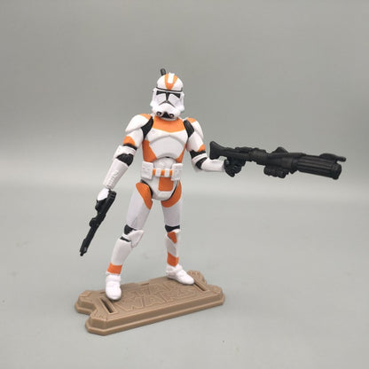 Lote de 3 Bonecos Soltos Star Wars Elite Force 501st 442nd Shadow Utapau Gree Shock Battalion Trooper 3.75" Coleção