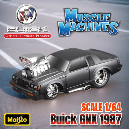 Maisto 1:64 Muscle Machines Nissan Skyline GT-R R34 Carro Modelo Diecast Escala American Monster Transport Figura Brinquedo Menino