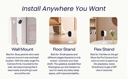 1080P Hd Wifi Ip Camera Indoor Night Vision Ai Detection Surveillance Cube Cameras for Pet Baby Monitor with Alexa & Google Home