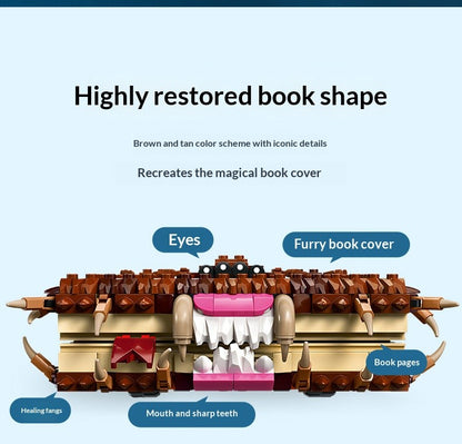 LEGO blocos de montar montam livro de monstros mordedores Harry Potter 76449 para meninos e meninas, brinquedos infantis, presentes de Natal