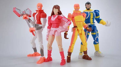 9L3D Impresso Invencível Menino Lucky13 Dummy13 Conquistar LEX Allen Super-heróis Anime Brinquedos Bonecos de Ação Modelo de Manequim Enfeites