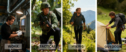 TACVASEN Mens Lightweight Hiking Pants Waterproof Ripstop Lightweight Breathable Stretch Work Tactical Outdoor Trousers 8 Pocket