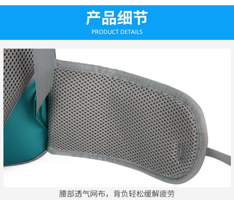 Outdoor mountaineering and cycling travel backpack, multifunctional waterproof nylon bag, suitable for men and women