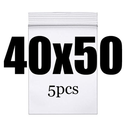 Clear Thick Zip Lock Ziplock Storage Bags Heavy-Duty Transparent Plastic Zip Package Small Jewelry Packing Reclosable Poly Pouch