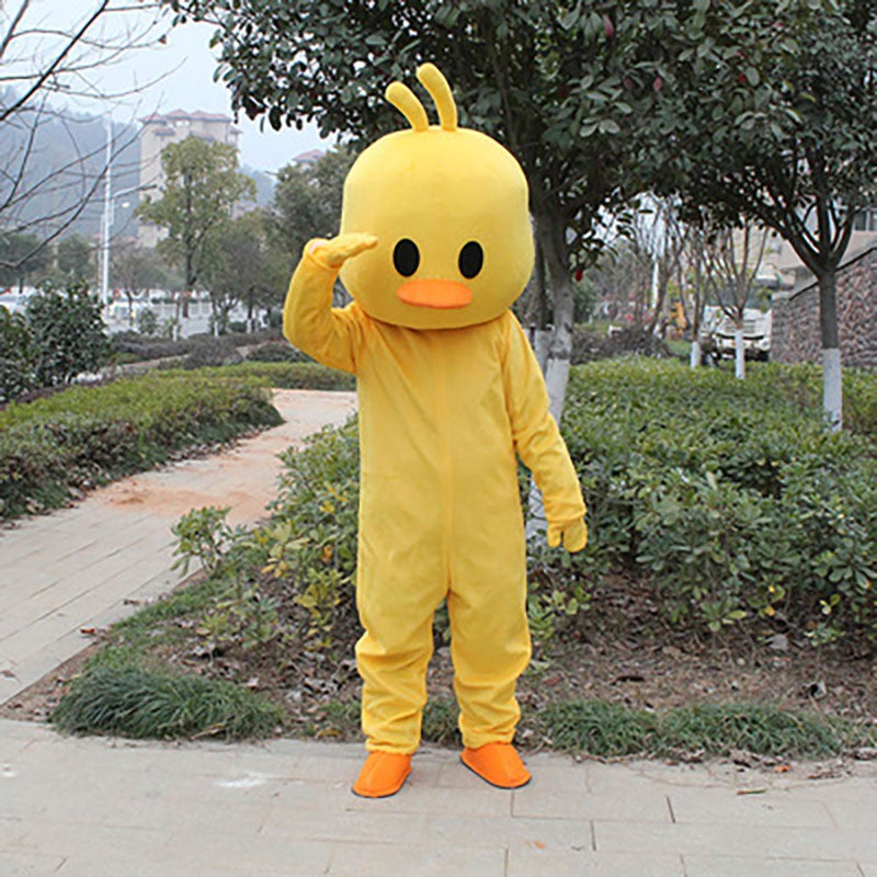 Adult Duck Chicken Mascot Costume Birthday Anime Cosplay Halloween Cartoon Dolls Performance Props
