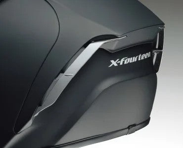 Capacete X-14 Preto Brilhante X-Fourteen X-Spirit III Capacete Fechado para Moto Esportiva de Corrida
