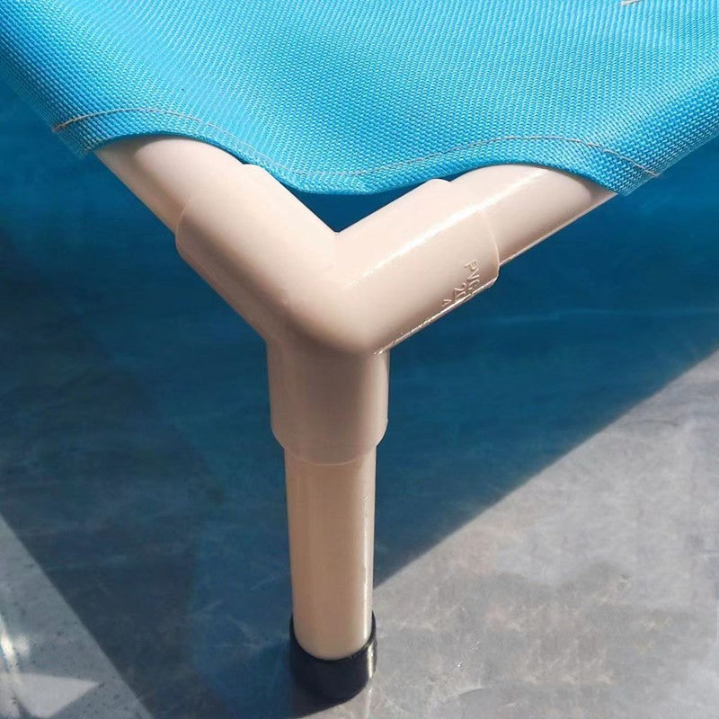 Cama de Acampamento para Animais de Estimação Cama Elevada para Cães Cama Dobrável para Acampamento de Filhotes Casa para Gatos Portátil Removível Lavável Camas para Filhotes Rede para Cães
