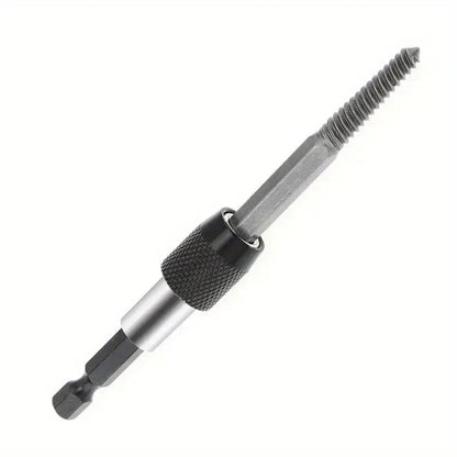 Conjunto de Extratores de Parafuso com Haste Hexagonal de 10 peças, Extrator de Parafuso Quebrado, Chave de Fenda para Remover Parafusos Quebrados, Conjunto de Ferramentas para Furadeira Elétrica