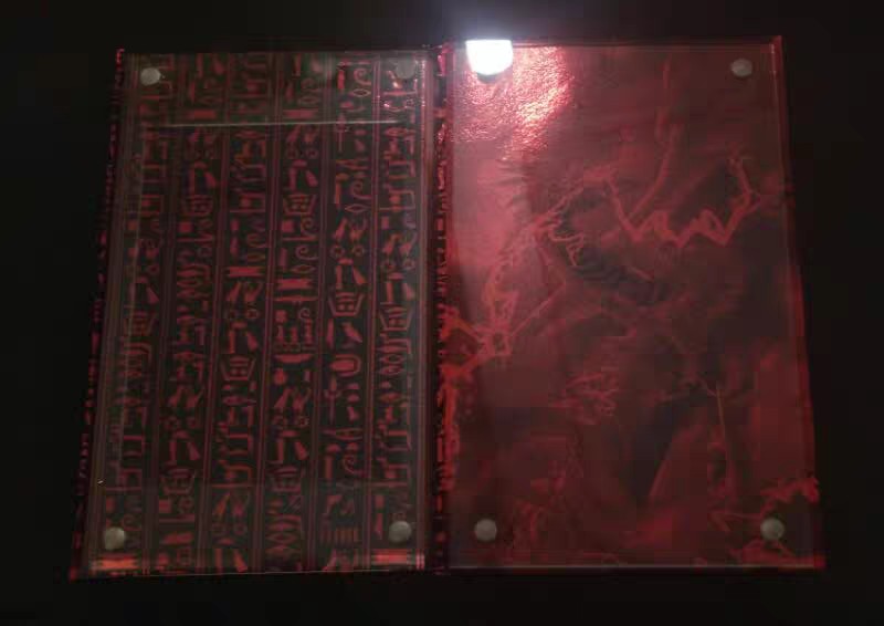 Yu-Gi-Oh Anime Personagem Card Brick Deus Egípcio O DRAGÃO ALADO DE RA Acrílico Banhado a Ouro Brick Cartas de Exibição Não Incluídas