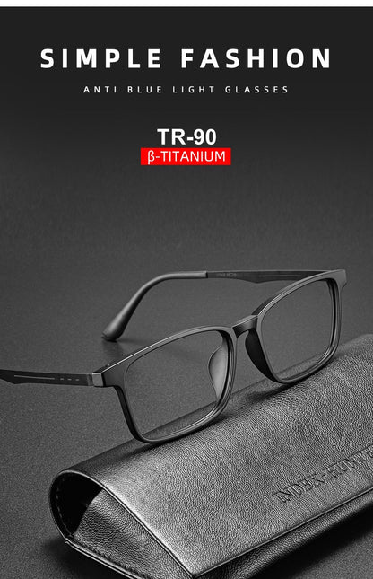 OKH UltraLight Pure Titanium Glasses Blue Light Blocking Reading Glasses Men Myopia Hyperopia Optical Glass Prescription Eyewear