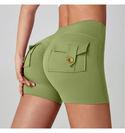 Yoga Shorts For Women 2025 Summer Fitness Women's Sports Cycling Running Shorts Leggings Sportswear Woman Gym Yoga Clothes