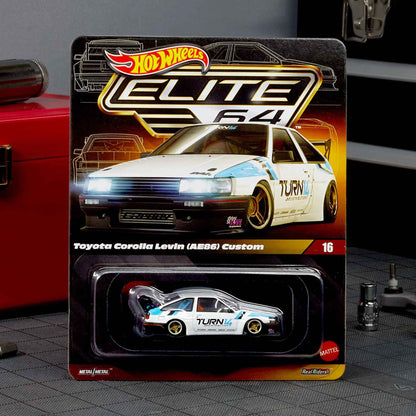 New Hot Wheels Elite 64 Toyota Corolla Levin (AE86) Custom Collectors 1/64 Scale Die-Cast Vehicle Model Cars Factory Sealed