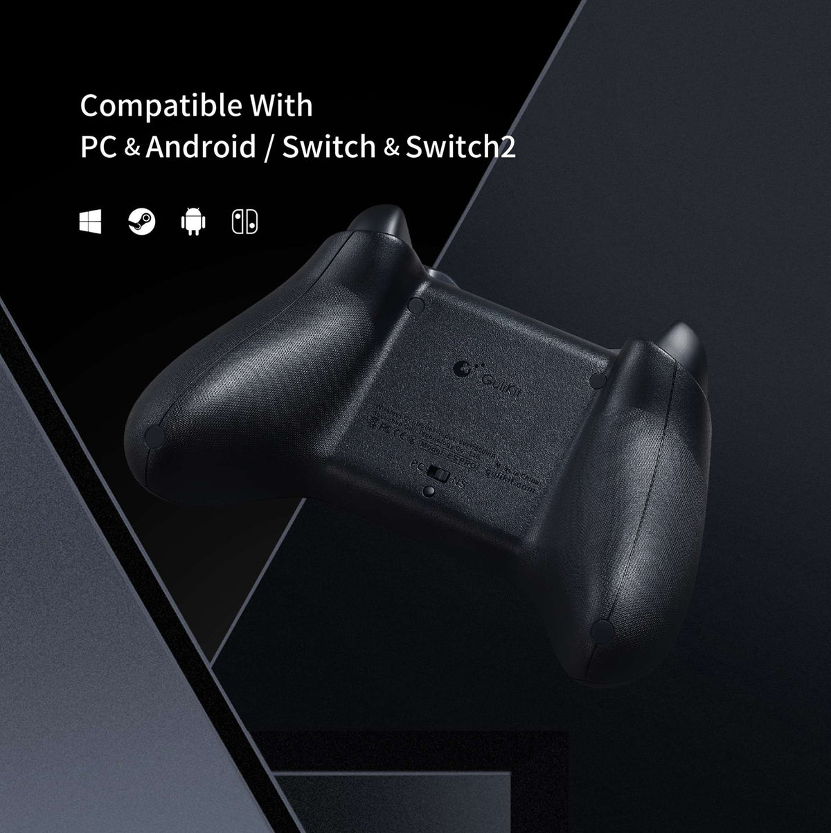 GuliKit ES Pro E-Sports Controller for Nintendo Switch / Switch 2, PC, Windows, Android with TMR Joysticks for Gameped