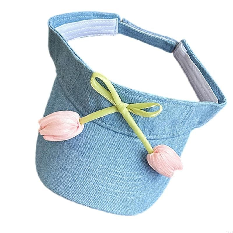 Women Casual Summer Sun Hat Adjustable and Breathable Hollow Top Outdoor Caps