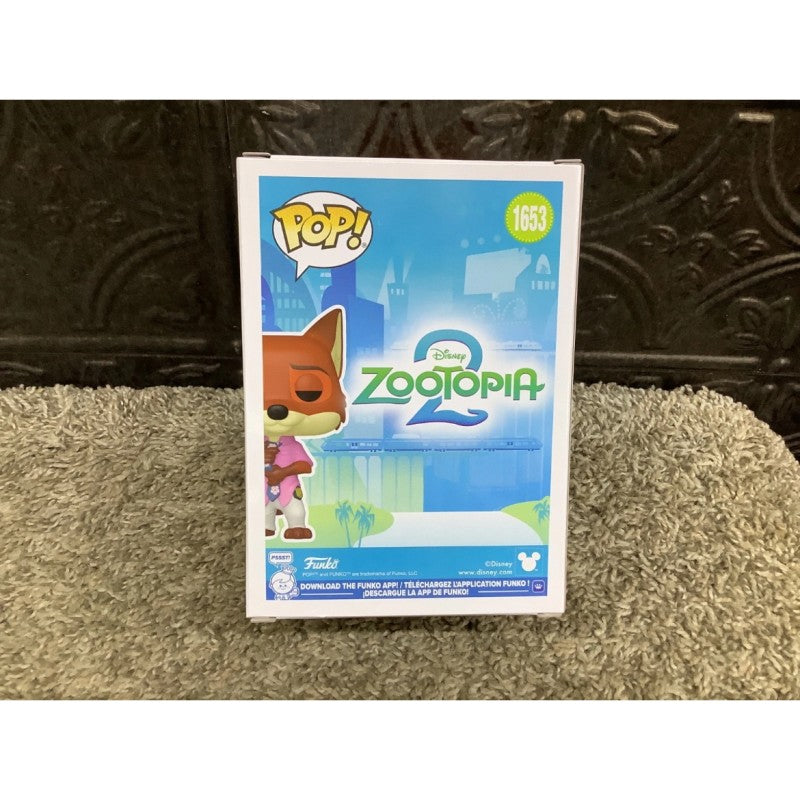 Funko Pop Oficial Genuíno Zootopia Boneco de Ação Modelo Boneco de Ação Judy Hopps Nick Wilde 1652 1653 Bonecos de Vinil