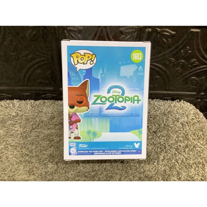 Funko Pop Oficial Genuíno Zootopia Boneco de Ação Modelo Boneco de Ação Judy Hopps Nick Wilde 1652 1653 Bonecos de Vinil