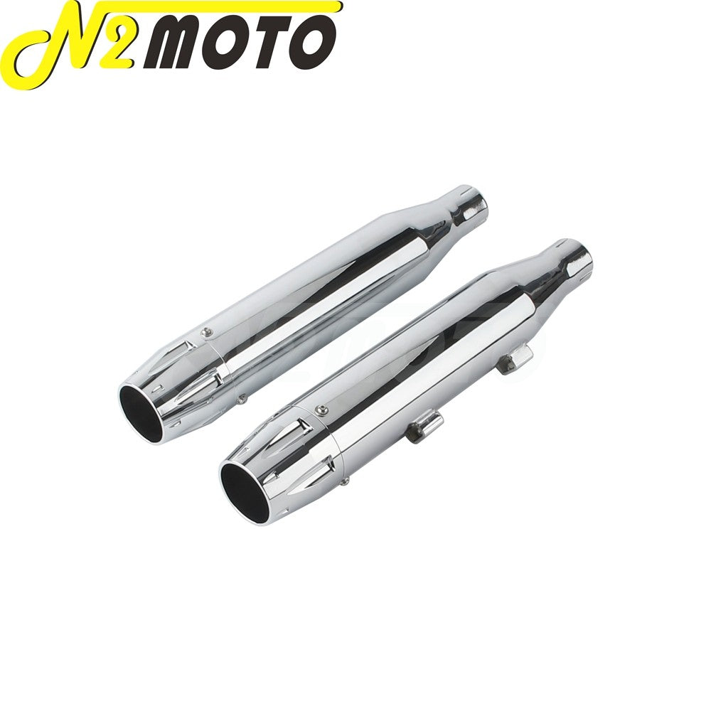 Chrome Exhaust System Motorcycle Muffler Exhaust Pipe For Harley Sportster Superlow XL1200T XL883L Iron XL883N 72 48 XL1200 V X