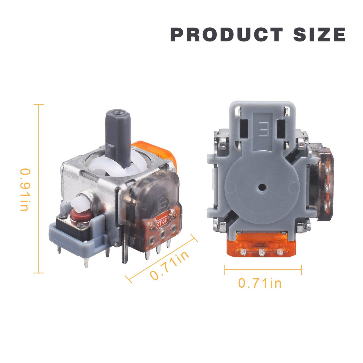 2/10Pcs Replacement TMR Effect Joystick 3D Analog Stick for DualSense PS5 PS4 Controller for Xbox Series X/S Repair Parts