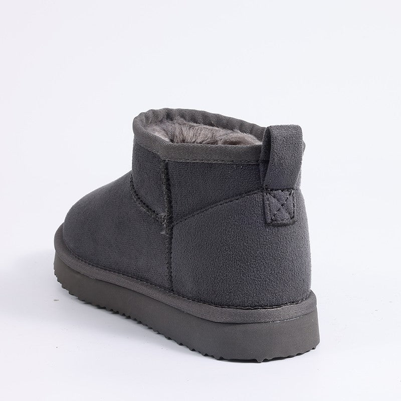 Luxury Winter Short Plush Snow Boots Cotton Shoes New Anti-suede Women Boots Casual Flat Nonslip Cotton Boots Mini Fur Boots