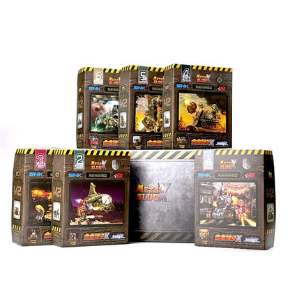 Kit de Modelo Em Estoque, Novo Lançamento, Série Metal Slug X - Tanque/Aeronave/Caminhão Diy em Pequena Escala com Miniaturas de Soldados