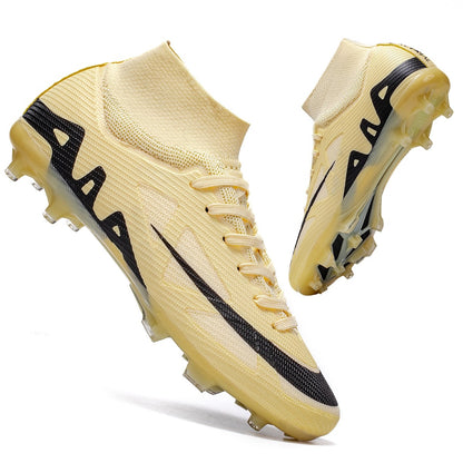 New Men High-top Football Boots Grass Cleats Non-Slip Soccer Shoes Futsal Sneakers High-quality Match Indoor Hot-selling Outdoor