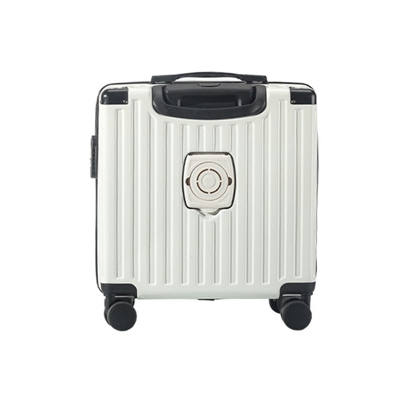 Mala de Bordo Pequena de 18 Polegadas ABS com Múltiplos Compartimentos e Divisória para Molhados e Secos para Viagens a Negócios e Viagens Curtas