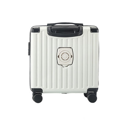 Mala de Bordo Pequena de 18 Polegadas ABS com Múltiplos Compartimentos e Divisória para Molhados e Secos para Viagens a Negócios e Viagens Curtas