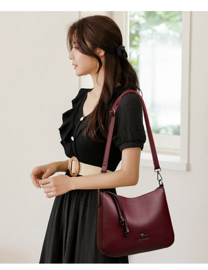 Genuine Brand Top Quality Pu Leather Shoulder Crossbody Sac Luxury Women Bags Handbags Designer Casual Female Messenger Bag 2025