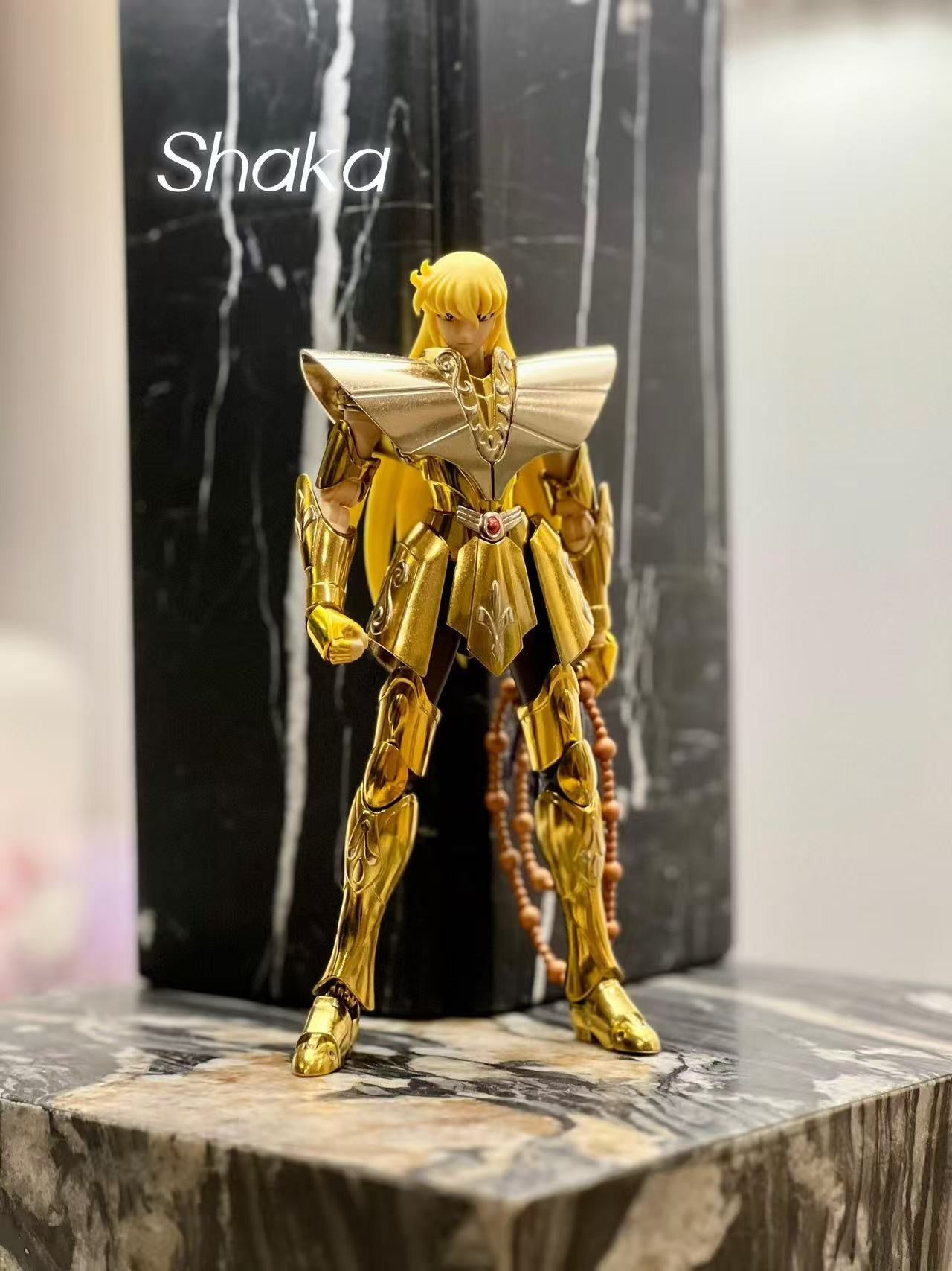 In Stock Reissue CS Chuanshen Saint Seiya Virgo Shaka Normal Color Saint Cloth Myth EX Anime Action Figure Collectible Model Toy