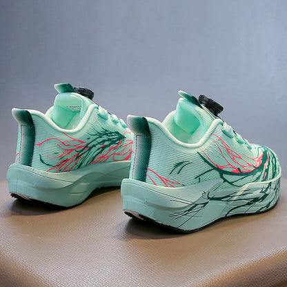 Autumn Sport Shoes For Children Mesh Breathable Teenager Kid's Sneakers Soft-soled Lightweight Boy's Girl's Running Shoes