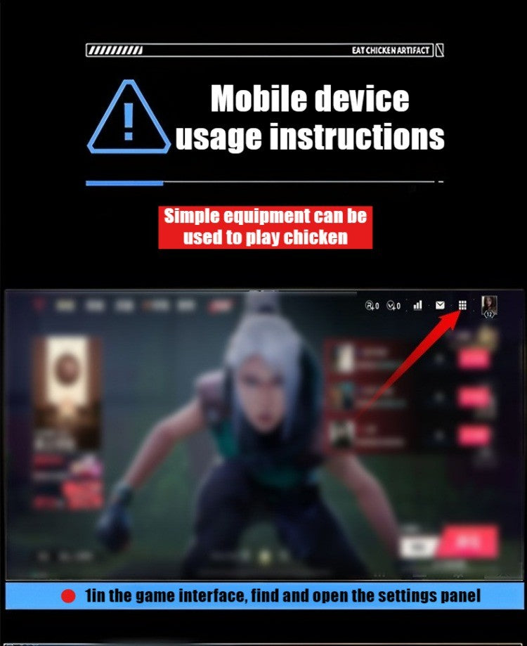 DY15 Mobile PUBG Game Trigger Aim Shooting ABS Alloy Key Button Six Finger Stretchable Sensitive Game Controller for IOS Android