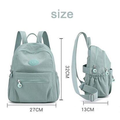 Bolsa de Ombro Casual Grande Capacidade Mochila Estudantil Impermeável Leve Mini Mochila Pequena Resistente ao Desgaste Viagem