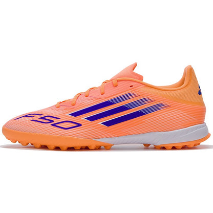 Adidas Men's and Women's Soccer Shoes F50 League Tf Cleats for Natural Grass Practical Training Shoes Jh7723