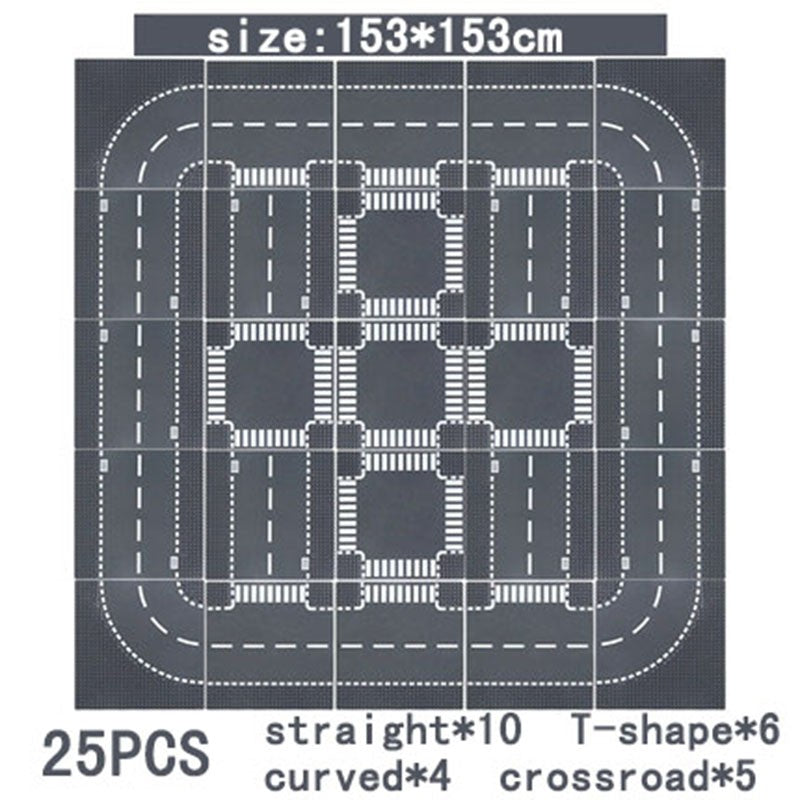 Placa de Base para Construção 32*32 Blocos de Montar Compatível com Todas as Marcas Cidade Rua Estrada Base Reta Cruzamento Curva Junção em T