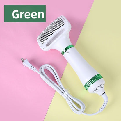 Secador de pelos pet para cães e gatos - elétrico e sem fio - para limpeza e tosa completas. Estilo de ar quente.