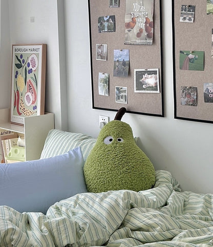 Big Duck Pear Pillow, Sofa Cushion, Girl Bedroom, Bed, Cute Plush Doll, Christmas Birthday Gift