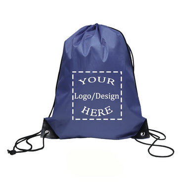 20/50Pcs Custom Bag Printing Logo Schoolbag Promotional Outdoor Casual Gym Sport Waterproof Advertising Bag Drawstring Backpack