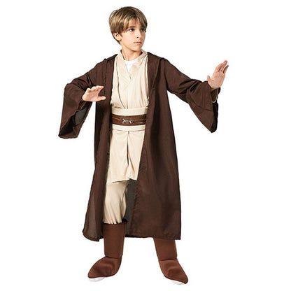 Jedi Warrior Full Set COSplay Costume For Kids Boys Girls Fancy Dress Jedi Cloak Cosplay Halloween Carnival Costume For Children