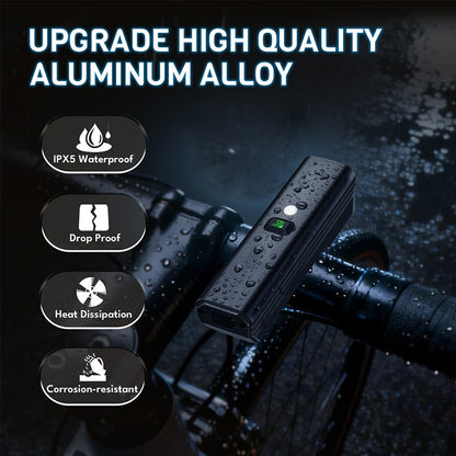 BUCKLOS 1000/1500/2000LM Bike Headlight Smart Sensor Aluminum Alloy Bicycle Front Light IPX5 Waterproof Rechargeable Bike Lamp