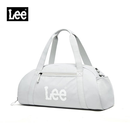 LEE Dry Pocket Sports Fitness Gym Bag for Women Men Large Capacity Waterproof Oxford Duffel Luggage Travel Bag Shoe Compartment