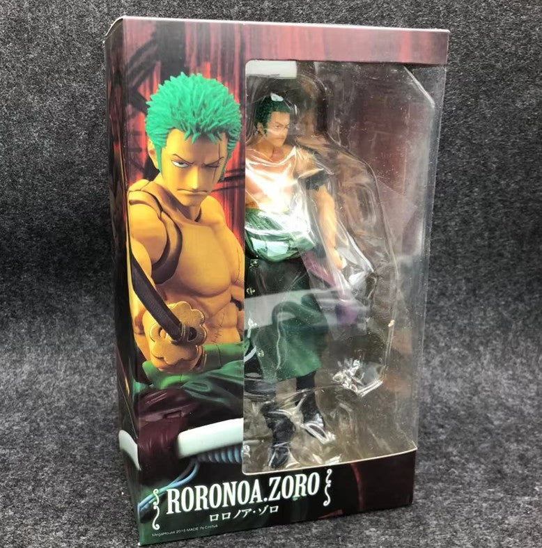 Anime One Piece 18cm BJD Roronoa Zoro Articulado PVC Action Figure Brinquedos Colecionáveis