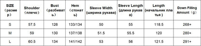 CHIC VEN Women Down Coats Loose Thick Stand-up Collar New Long Thick Down Jacket 80 White Duck Down Female Outerwear Winter 2024