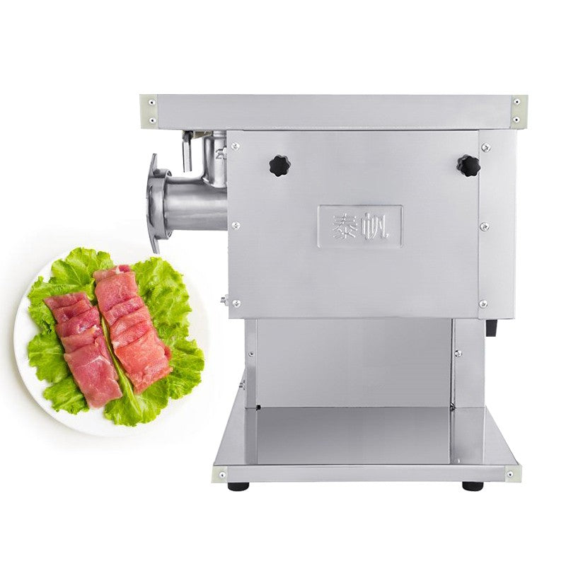 Moedor de carne elétrico de uso intenso de 120 kg/h, 110 V 240 V, para restaurante, açougue, cozinha, máquina de moer salsicha e carne bovina