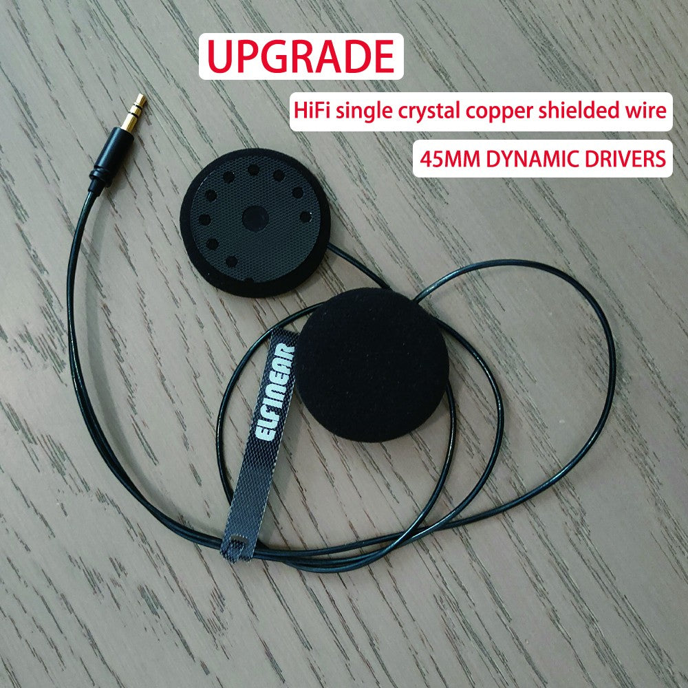 ELFINEAR Helmet Speakers Compatible With RESO/CARDO/ASMAX Devices Compatible with All 3.5mm Communicators