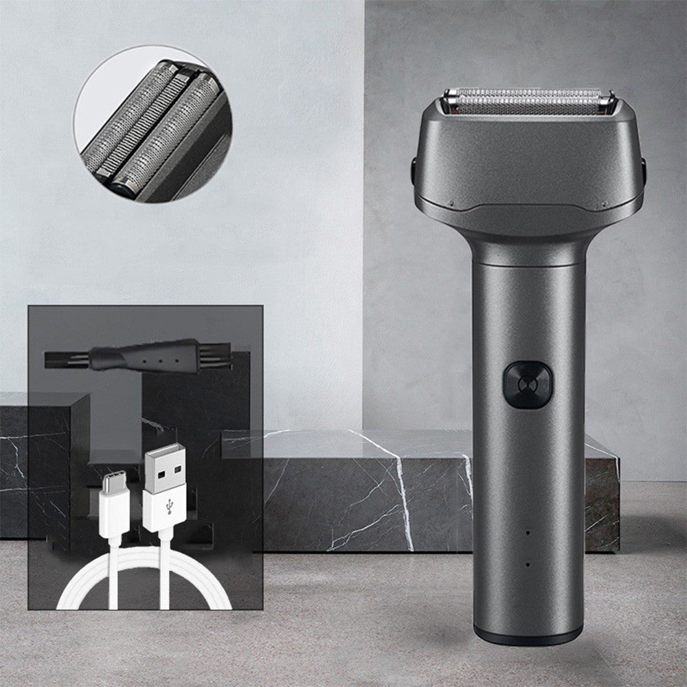 Rechargeable Reciprocating Electric Shaver for Men Portable Electric Razor for Men Cordless Head Shavers Men's Beard Trimmer