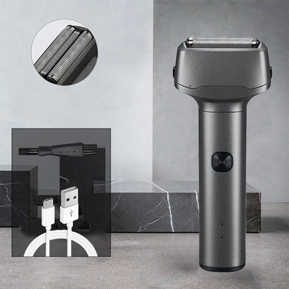 Rechargeable Reciprocating Electric Shaver for Men Portable Electric Razor for Men Cordless Head Shavers Men's Beard Trimmer