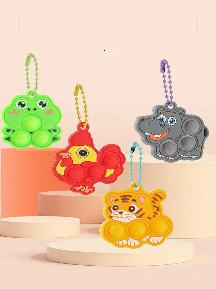 10/30/50/100pcs Animal Bubble Pressing, Pressing, Rebounding, Stress Relieving, Healing Small Items Stress Relief Toys Squeeze